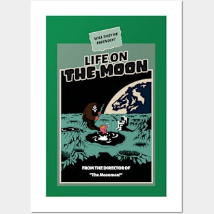 Life on the moon Posters and Art